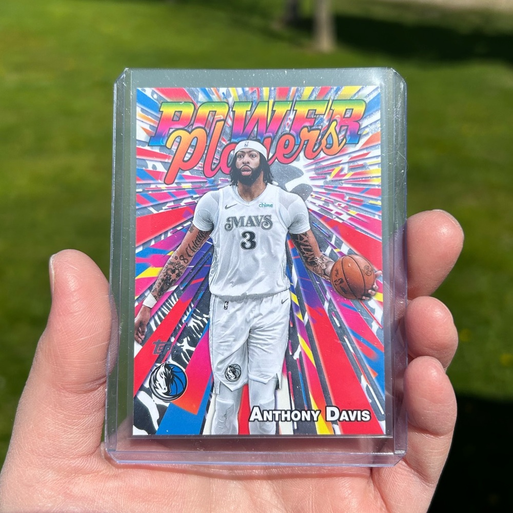 Power Players Anthony Davis Mavericks NBA Basketball Collector Card - Multicolor